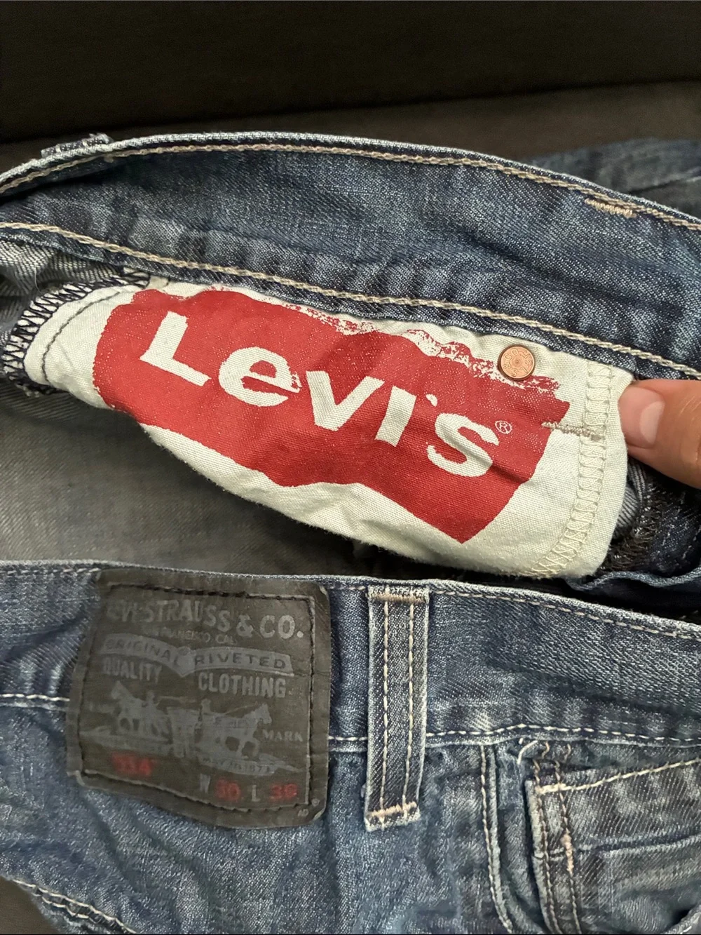 Levi's Slim Straight Faded Blue Jeans
